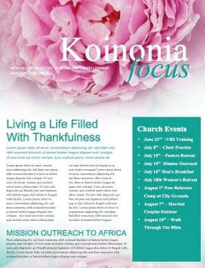Mothers Day Beautiful Mother's Day Church Newsletter
