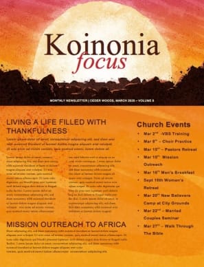 Easter Sunday Resurrection Church Newsletter