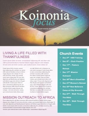 Impossible Galactic Creation Ministry Newsletter