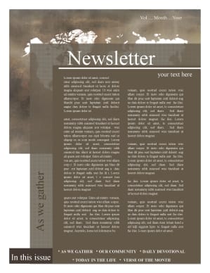 Mission Church Newsletter