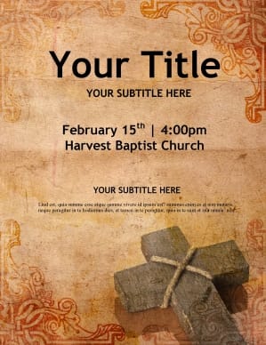 Vintage Church Flyer