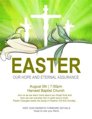 Easter Flyer Template