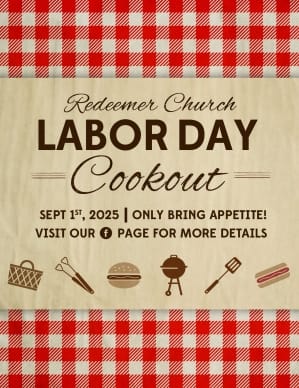 Labor Day Barbecue Flyer