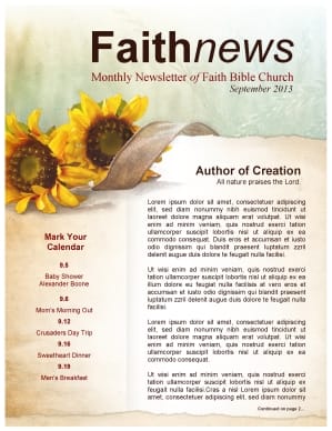 Do Good Chuch Newsletter