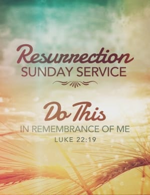 In Remembrance of Me Christian Flyer