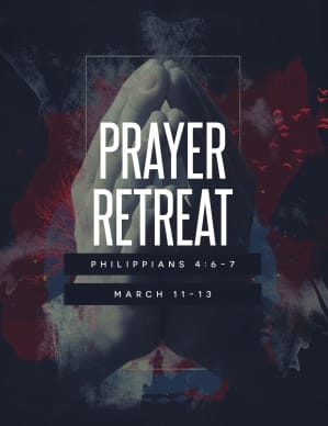 Let Us Pray Church Flyer