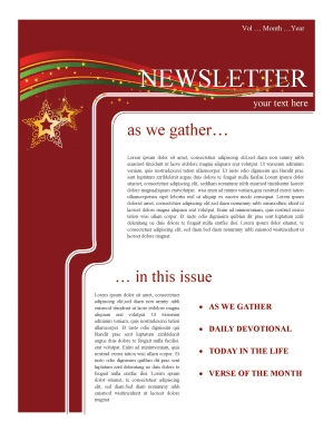 Holiday Newsletter