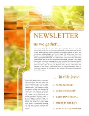 Fall Church Newsletter