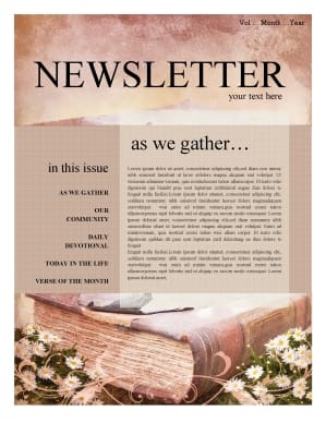 Scripture Church Newsletter