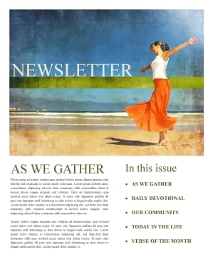Womens Ministry Church Newsletter