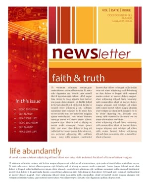 Music Newsletter Template