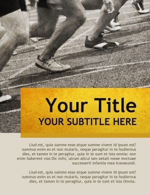 Run the Race Flyer Templates