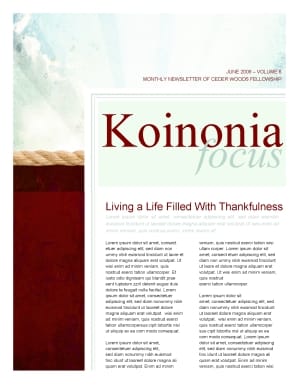 Hold Fast Church Newsletter