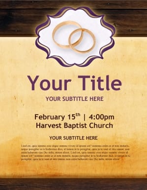 Marriage Flyer