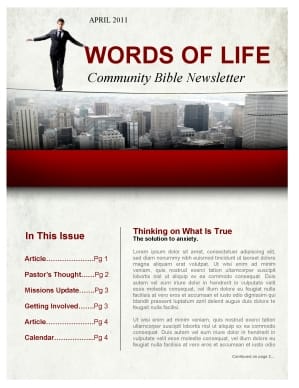 Fear Church Newsletter