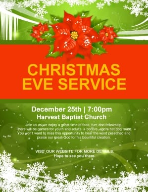 Holiday Christmas Flyer