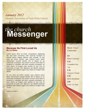 Color Lines Newsletter Template