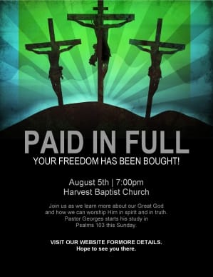 Paid In Full Flyer