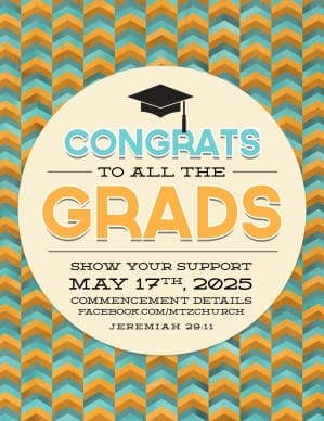 Congrats to All the Grads Religious Flyer