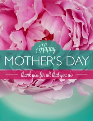 Mothers Day Beautiful Mother's Day Flyer