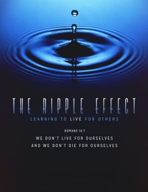The Ripple Effect Christian Flyer