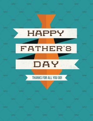 Father's Day Thanks Christian Flyer