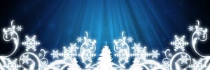 Snowflake Scrollwork Website Banner