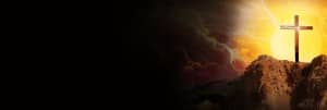 Death Where is Your Sting Religious Web Banner