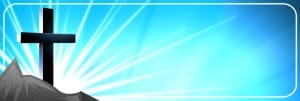 Cross and Blue Sky Website Banner