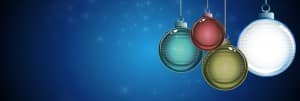 Christmas Ornaments Web Banner