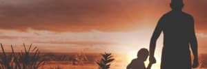 Leading by Example Father's Day Church Web Banner