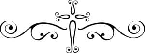 Fancy Cross Page Divider