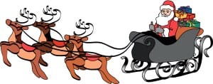 Santa in Sleigh