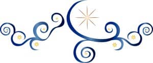 Bright Shining Star and Swirls