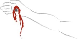 Jesus' Arm with Nail