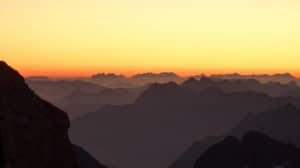 Dark Rolling Hills Religious Stock Photo