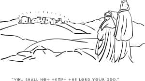 Satan Tempts Jesus With An Offer To Rule The City