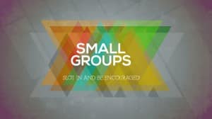 Small Groups Church Event Slide