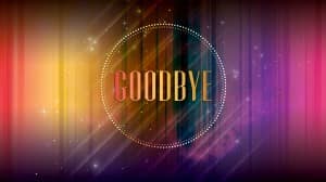 Goodbye Message Church Service Still