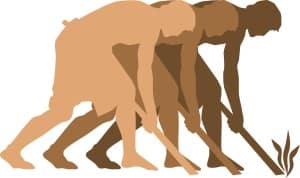 Three Workers in the Field Clipart