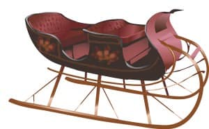 Santa's Red Sleigh