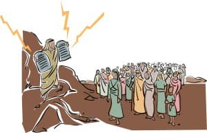 Moses Announces God's Commandments
