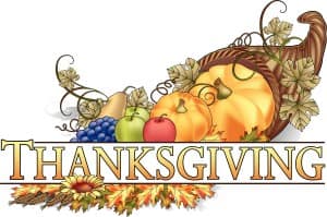 Thanksgiving Cornucopia Wordart