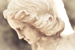 Angel Sculpture Christian Stock Image