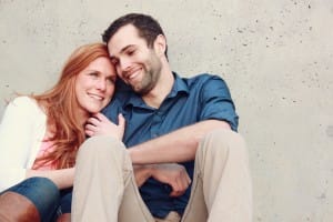 Valentines Day Couple Ministry Stock Photo Sitting