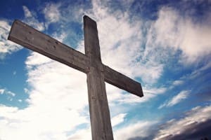 Cross of Salvation Christian Stock Photo