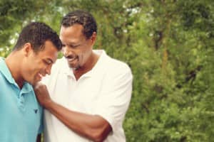 A Father of Faith Christian Stock Image