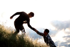Helping Hand Christian Stock Images