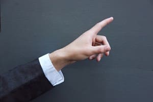 Pointing Hand Christian Stock Photos