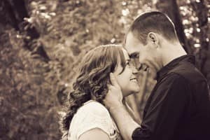Valentines Day Couple Ministry Stock Photo Black and White Hug